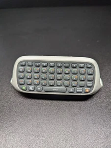 Microsoft XBOX 360 Chatpad Keyboard X814365-001 White Chat Pad OEM Genuine - Picture 1 of 3