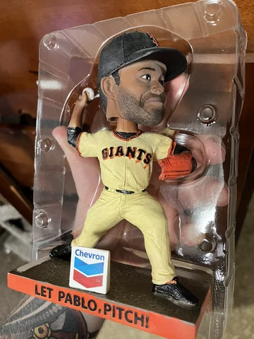 Pablo Sandoval Bobblehead 2019 San Francisco SF Giants Let Pablo Pitch! Cover