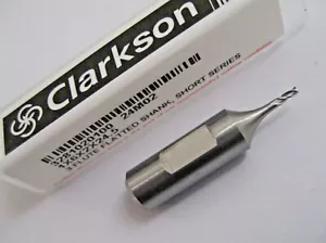 1 mm MULINO FINE COBALTO FC3 HSSCo8 M42 3 SCANALATURA EUROPA STRUMENTO CLARKSON 3281020100 C43 - Foto 1 di 8