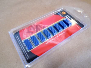 (8 Stück Packung ) ThermalLake A1933 Aluminium RAM Senke ( 20 x 9 x 6 mm ) 3M 9448B - Bild 1 von 7