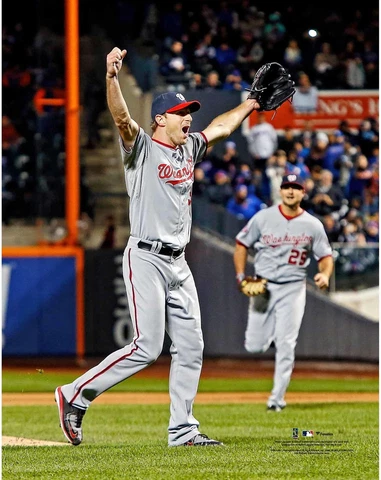 Max Scherzer Washington Nationals Unsigned No Hitter Celebration vs. Mets Photo Cover
