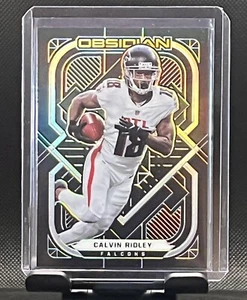 2021 Panini Obsidian Calvin Ridley Base #5 Atlanta Falcons - Foto 1 di 2
