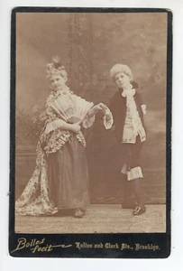 CABINET CARD – CHILD ACTORS – BROOKLYN PHOTOGRAPHER - Picture 1 of 2