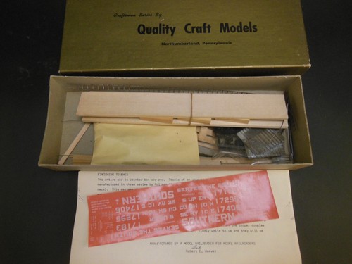 HO SCALE QUALITY CRAFT MODELS SOUTHERN 60' BOX CAR CRAFTSMAN KIT S-3 | eBay