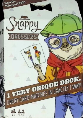 Mattel Games Card Game Snappy Dressers Unique Deck Every Card Matches 1 Way NEW - Image 1 of 2