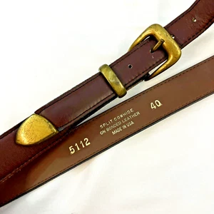 Unbranded Leather Belt Mens 40 Split Cowhide on Bonded Leather USA-Made - Picture 1 of 8