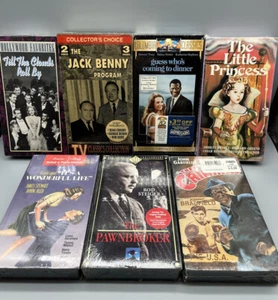 Lot of 8 New Factory Sealed VHS Tapes Movies Classics Little Princess Jack Benny - Picture 1 of 11