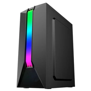 Transparent Computer Case PC Tower With RGB Atmosphere Lamp For ATX/M-ATX/IT _wa - Afbeelding 1 van 14