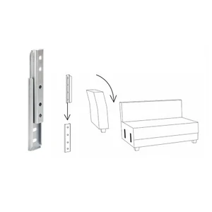 couchverbinder möbelverbinder stecksystem möbel steckverbinder sofa verbinder - Bild 1 von 3