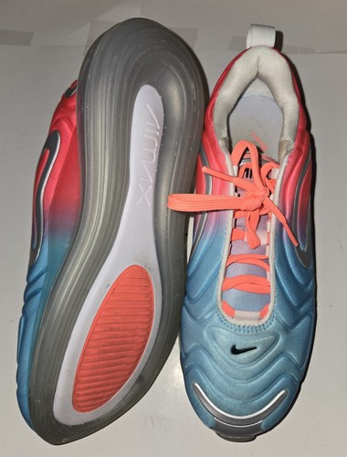 Nike Air Max 720 Sneakers Donna Rosa Mare Lava Glow Blue Fury Taglia 8