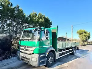 2013 MERCEDES ATEGO AXOR 1824 DROPSIDE 18 TON MANUAL GEARS SCAFFOLDING ? FLAT - Picture 1 of 10