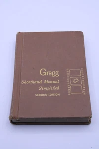 Vintage 1955 Gregg Shorthand Manual Simplified Second Edition - Picture 1 of 10