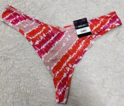 Новый с Ярлыками без границ хлопок смесь стринги трусики Sz XXXL 21 многоцветный галстук краситель дизайн - Изображение 1 из 4