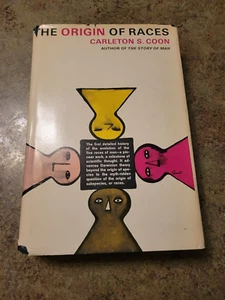 Vintage 1st Edition 1962 THE ORIGIN OF RACES Carleton Coon Hardback Book - Picture 1 of 11