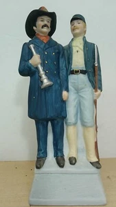 Figura de bombero y soldado de Gettysburg de 6,5" jarra de vino Mount Hope rara de colección VACÍA - Imagen 1 de 11