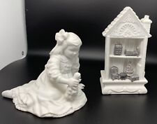 Dept. 56 Winter Silhouette Grandfather Christmas Dollhouse 6 pewter Accessories
