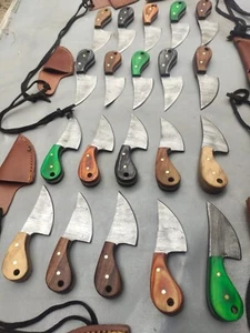 Lot of 20 Handmade Damascus Steel Skinner Hunting Knives 6inchs Gift for him - Picture 1 of 6