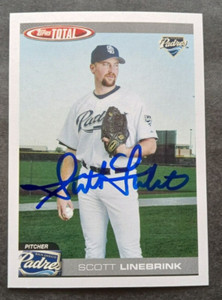 2004 Topps (Total) SIGNED: Scott Linebrink, PADRES #27