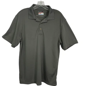 Grand Slam Mens Airflow Performance Gray Golf Polo Short Sleeve Medium - Picture 1 of 9
