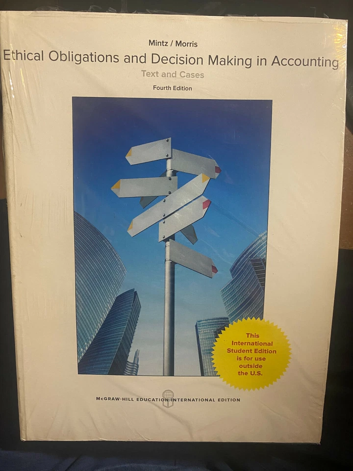Ethical Obligations and Decision-Makingin Accounting Text and Cases FREE SHIP - Image 1 of 1