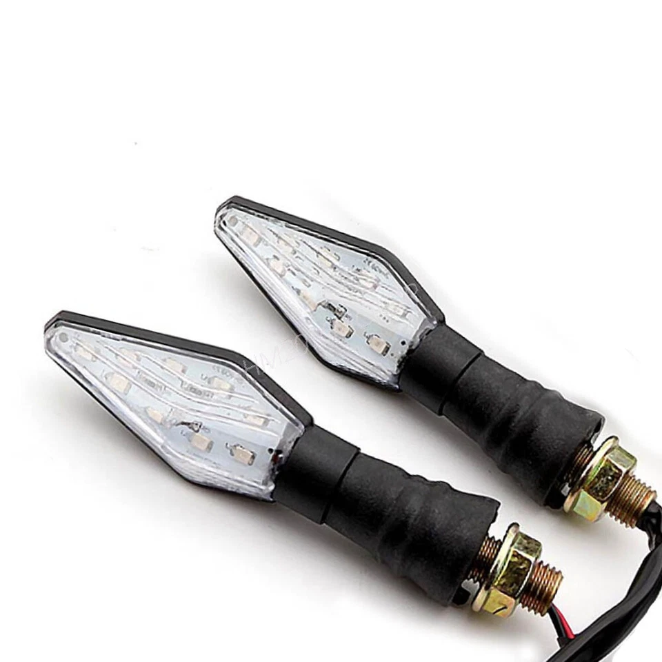 2x 4.5" plastic Mini Light Amber Blue For Kawasaki Ninja EX 250R 500 600R 650R - Imagem 1 de 4