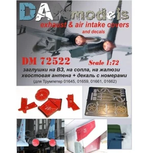 Dan Models 48522 Scale 1:48 SU-27 Exhnaust & Air Intakes Covers and Decals - Bild 1 von 12