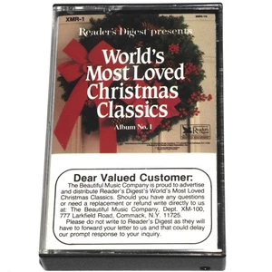 World's Most Loved Christmas Classics (Cassette Tape 1991) Holiday Music TESTED - Picture 1 of 6