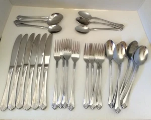Cooks Essentials JC Penny 26 pcs 18/10 Stainless Steel Silverware Flatware Set - Picture 1 of 8