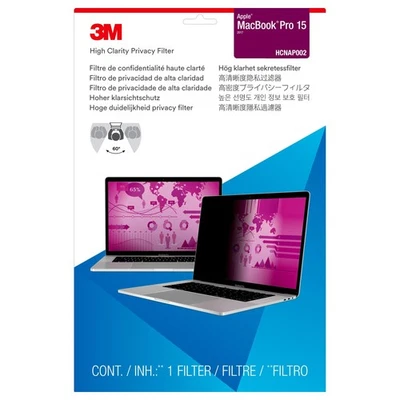 3M&trade; High Clarity Privacy Filter for 15" for Apple®; MacBook Pro®; - Image 1 of 3