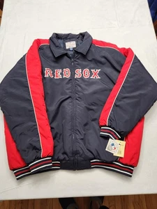 Boston Red Sox Jacket Mens 3XL Navy Red MLB Baseball Quilted Starter Style Coat - Picture 1 of 15