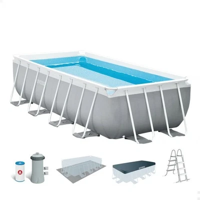 Schwimmbad Abnehmbar Intex 26792 488 x 107 x 244 cm - Bild 1 von 4