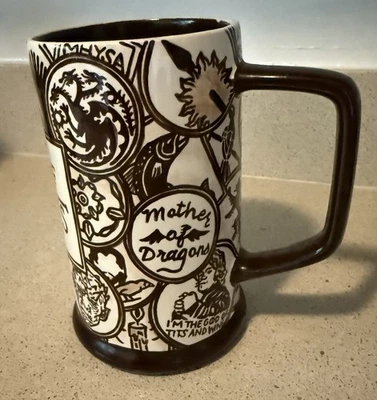 Juego de Tronos Poniente Hecho a Mano Firmado Estudio Copa Copa Fan Art Foto 1 de 4