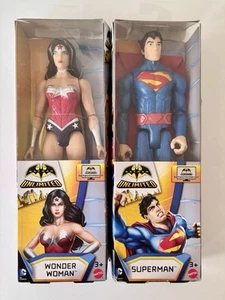 2015 DC Comics Unlimited SUPERMAN & WONDER WOMAN 12 " Action Figure Mattel. - Picture 1 of 12
