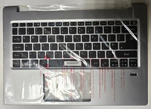Oryginalna pokrywa Acer Swift SF113-31 górna z UK czarna klawiatura srebrna assy - Zdjęcie 1 z 2