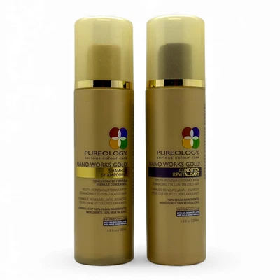 Pureology Nano Works Gold Duo Shampoo & Conditioner 6.8oz Each - Image 1 of 4
