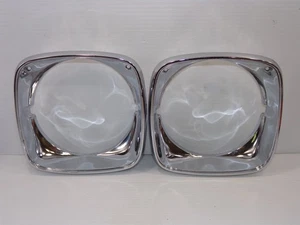 1973 74 75 76 Ford Thunderbird TBird Headlight Bezels OEM D3SB-13045-AB  - Bild 1 von 3