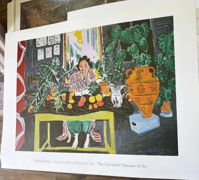 Henri Matisse 1940 LARGE Archival Quality Paint print Art 32 x 24 - Image 1 of 4