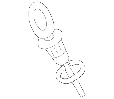 Genuine Volkswagen Engine Oil Dipstick 03L-115-611-AA - Image 1 of 3