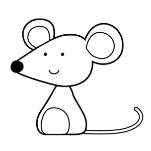 TAMPÓN DE RATÓN - 26X26 MM - MADERA - Imagen 1 de 1