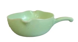 Fire King Jadeite Skillet Pan Bowl Oven Ware Dish Double Spout Glass MCM Vintage - Picture 1 of 8