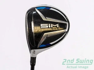 TaylorMade SIM MAX Fairway Wood 3 Wood 3W 15° Graphite Regular Left 43.5in - Picture 1 of 8