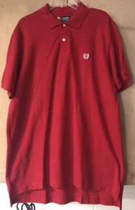 Chaps SS Polo Sz Lg Red - Picture 1 of 2