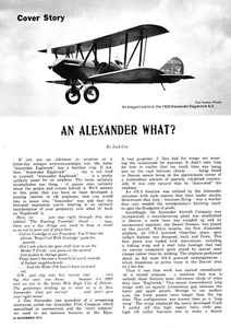 Alexander Eaglerock A-2 Aircraft Report 12/18/2024j - Picture 1 of 2