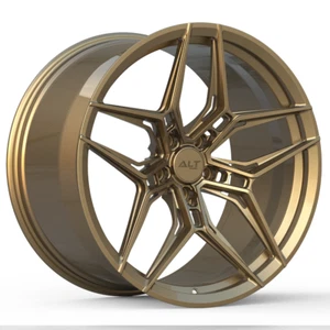 19" 20" ALT Forged ALT18 Gloss Bronze Monoblock Wheels for Corvette C7 Stingray - Picture 1 of 3