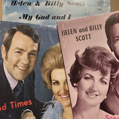 Lp Lot Of 3 Helen & Billy Scott Chance Jewel vg+ In Shrink Gospel County Folk - Imagem 1 de 4