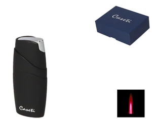 Caseti Paris Feuerzeug Turbo schwarz mattt Humidor Geschenkverpackung - Bild 1 von 2