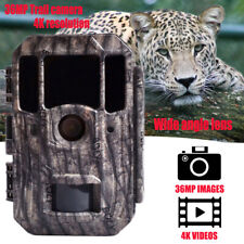 4K HD Trail Camera Hunting Game Cam Night Vision Infrared Sensor 110° Wide Angle
