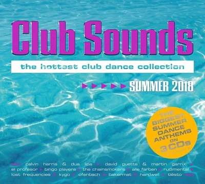 CLUB SOUNDS SUMMER 2018 - CALVIN HARRIS/MARTIN GARRIX/RUDIMENTAL/+  3 CD NEU  - Bild 1 von 2
