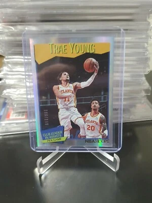 2021-22 Panini NBA Hoops Premium Box Set Trae Young Tribute Foil #263 /199 - Image 1 of 2