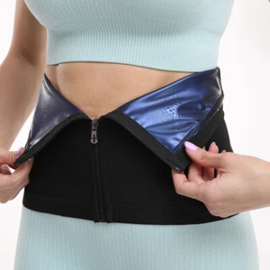 Women's Waist Trainer Corset Waist Cincher Body Shaper Sauna Neoprene Sweat Belt - Picture 1 of 32